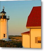 Race Point Lighthouse Cape Cod Metal Print