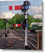 Railway Signals Metal Print