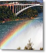 Rainbow Bridge - Niagara Falls Metal Print