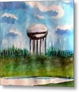 Raines Road Watertower Metal Print