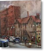 Rainy Afternoon Milwaukee Metal Print