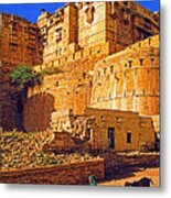 Rajasthan Fort Metal Print