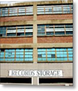 Records Storage- Nashville Photography By Linda Woods Metal Print