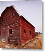 Red Barn Metal Print