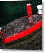 Red Boat Metal Print