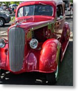 Red Chevy Metal Print