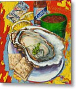 Red Hot Oyster Metal Print