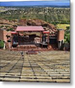 Red Rocks Ampitheatre Colorado - Photography Metal Print
