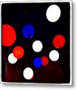 Red, White And Blue In Disarray Metal Print