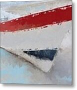 Red White And Blue Starboard Metal Print