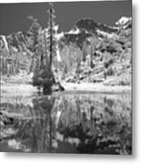 Reflection In Bagley Lake Metal Print