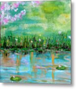 Reflections Of Spring Metal Print
