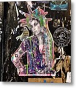 New York City Rehab Amy Winehouse Graffiti Metal Print