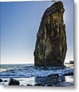 Rialto Beach Sea Stack Metal Print