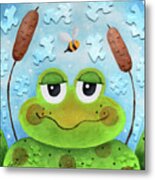 Ribbit Metal Print