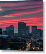 Richmond Sunset From Libby Hill Park Metal Print