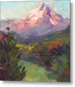 Rise And Shine - Mt. Hood Metal Print