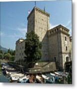 Riva Del Garda Fortress Metal Print
