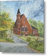 Riverton Church Metal Print