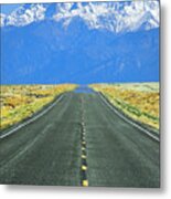 Road To The Sangre De Cristo Mountains Metal Print