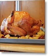 Roast Turkey Metal Print