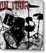 Rock N Roll Percussion Metal Print