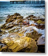 Rock Pier Metal Print