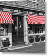 Rockport Country Store - Bw Metal Print