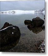 Rocky Cove Port Jefferson New York Metal Print