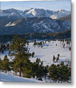 Rocky Mountain National Park - Winter Metal Print