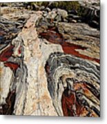 Rocky Pools - Wreck Island Metal Print