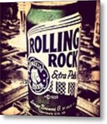 Rolling Rock. #american #beer Metal Print