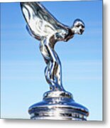 Rolls Royce Hood Ornament Metal Print