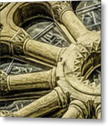 Romanesque Wheel Metal Print