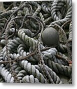 Ropes And Lines Metal Print