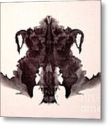 Rorschach Test Card No. 4 Metal Print