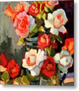 Roses From My Garden Metal Print
