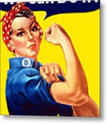 Rosie The Rivetor Metal Print