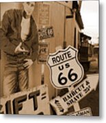 Route 66 - Signs Metal Print