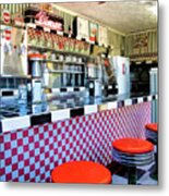 Route 66 Lucille's Roadhouse Metal Print