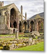 Ruins. Melrose Abbey. Metal Print