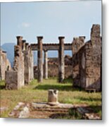 Ruins Of Pompeii Metal Print