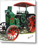 Rumely Oil Pull X Tractor Metal Print