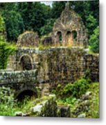 Rustic Abbey Remains Metal Print