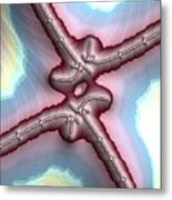 Sacred Cross Metal Print