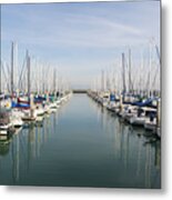 Sailboats At South Beach Harbor San Francisco Dsc5767 Metal Print