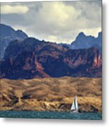 Sailing Past The Sleeping Dragon Metal Print