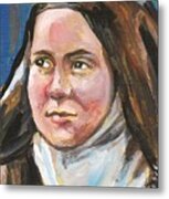 Saint Therese The Little Flower Metal Print