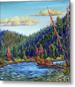 Salmon River - Stanley Metal Print