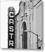 San Francisco Castro Theater . Black And White Photograph . 7d7579 Metal Print